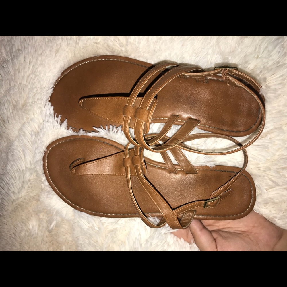 Brown sandals